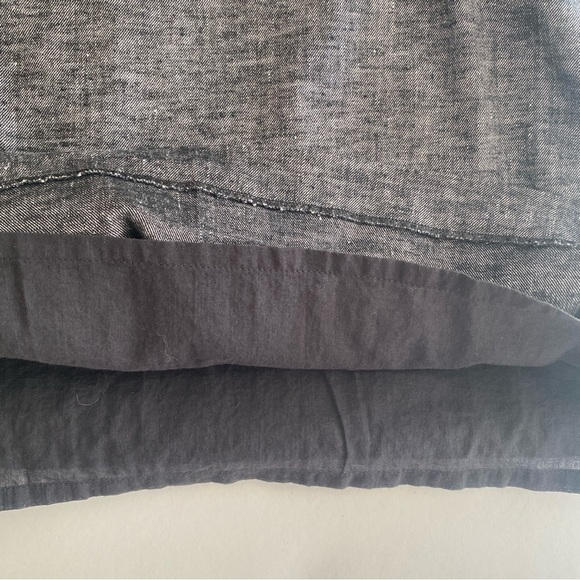 Theory Didianne Linen Blend Shift Mini Dress Women’s Size 8 - Picture 8 of 11